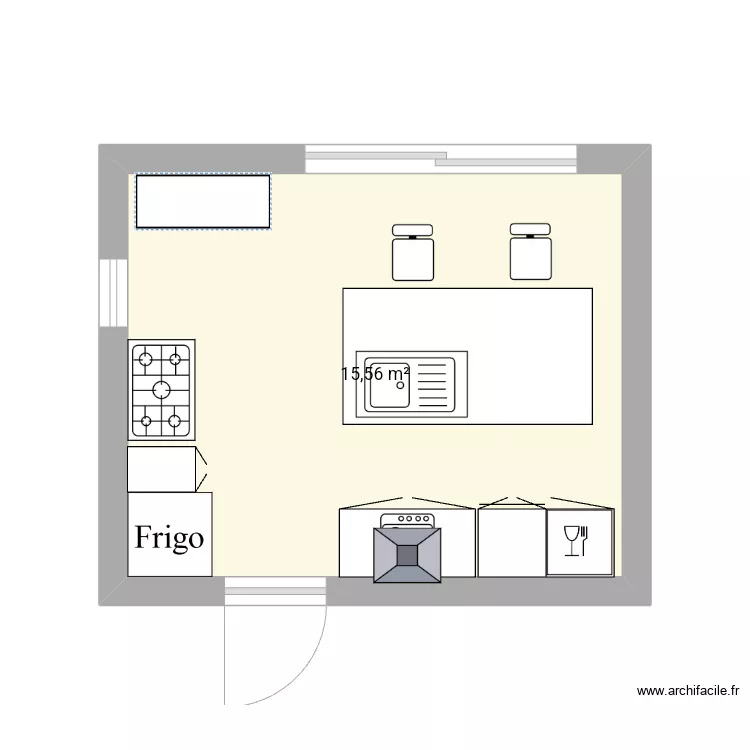 Cuisine 2. Plan de 
