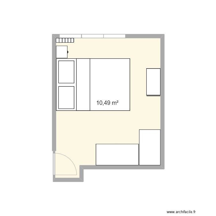 CHAMBRE Léo. Plan de 0 pièce et 0 m2