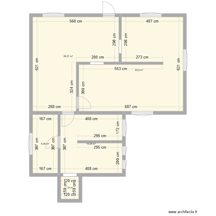 maison témoin . Plan de 13 pièces et 166 m2