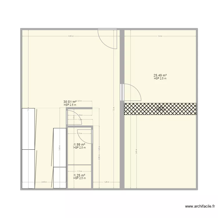 delcourt. Plan de 4 Pièces et 60 m² delcourt. Plan de 4 Pièces et 60 m²