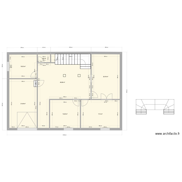 YOUCEF MAISON BLED. Plan de 16 pièces et 250 m2