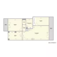 COUSSEDIERE 3 PIECES