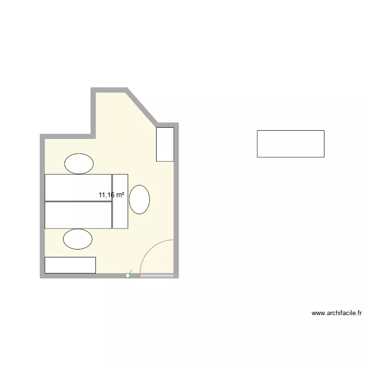 PLAN 1. Plan de 1  et 11 m²