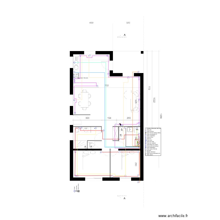 Casette RDC prises Fil. Plan de 0 pièce et 0 m2