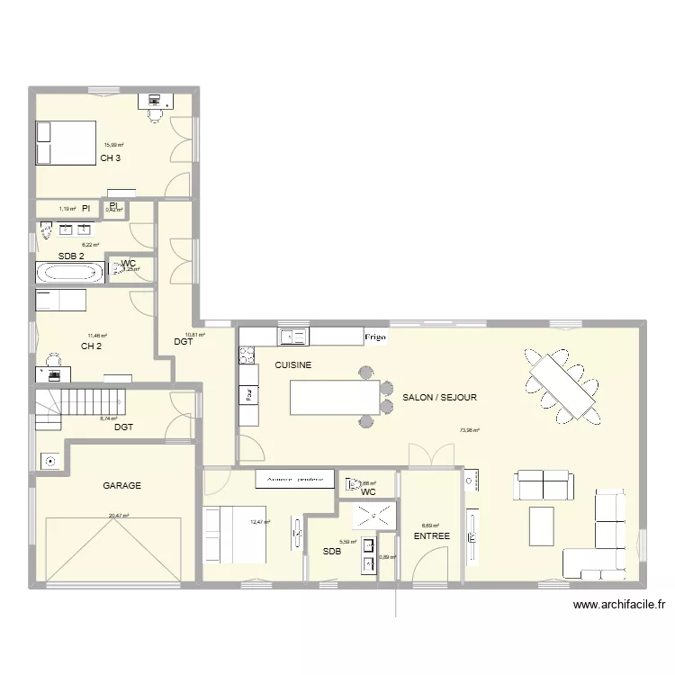 ETAT PROJET. Plan de 