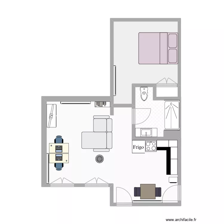 Appartement. Plan de 3 et 42 m² Appartement. Plan de 3 et 42 m²