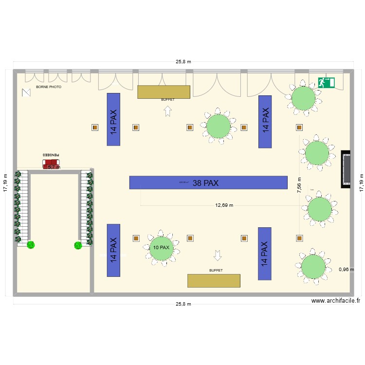 Plan Smith Haut Laffitte - KM + K - BRUNCH 261025. Plan de 1 pièce et 420 m2