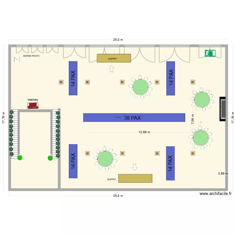 Plan Smith Haut Laffitte - KM + K - BRUNCH 261025. Plan de 