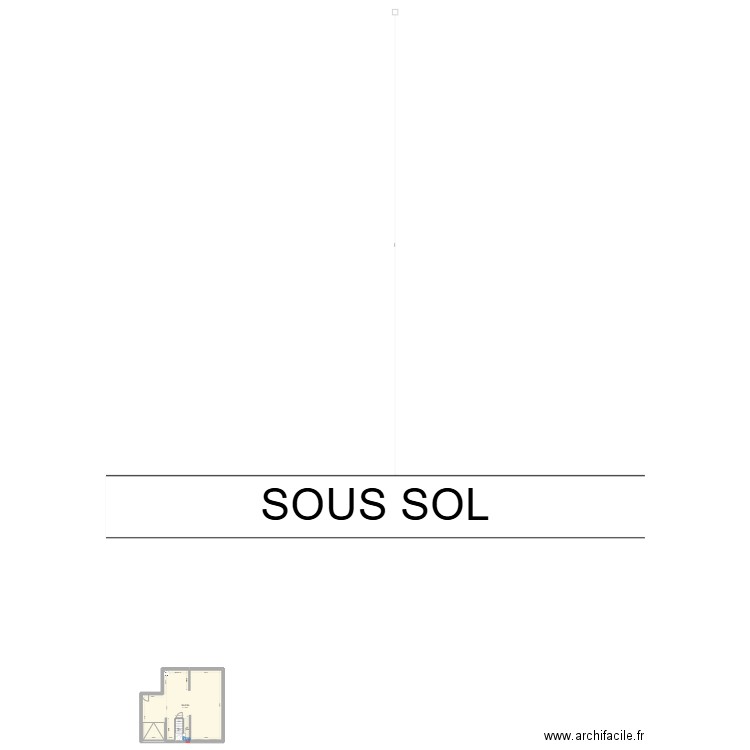 Sous sol. Plan de 0 pièce et 0 m2