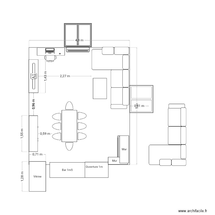 Maison. Plan de 0 pièce et 0 m2