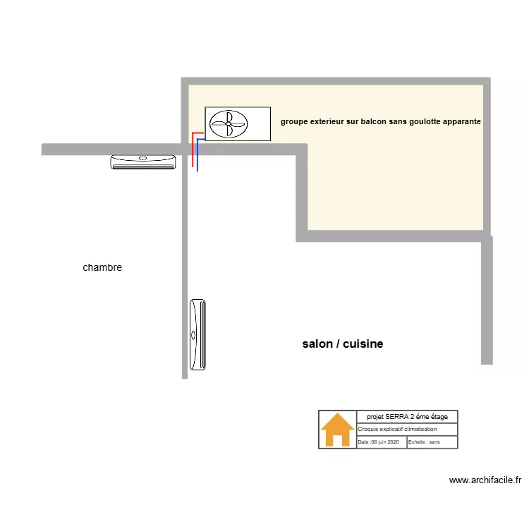 SERRA. Plan de 1 et 19 m² SERRA. Plan de 1 et 19 m²