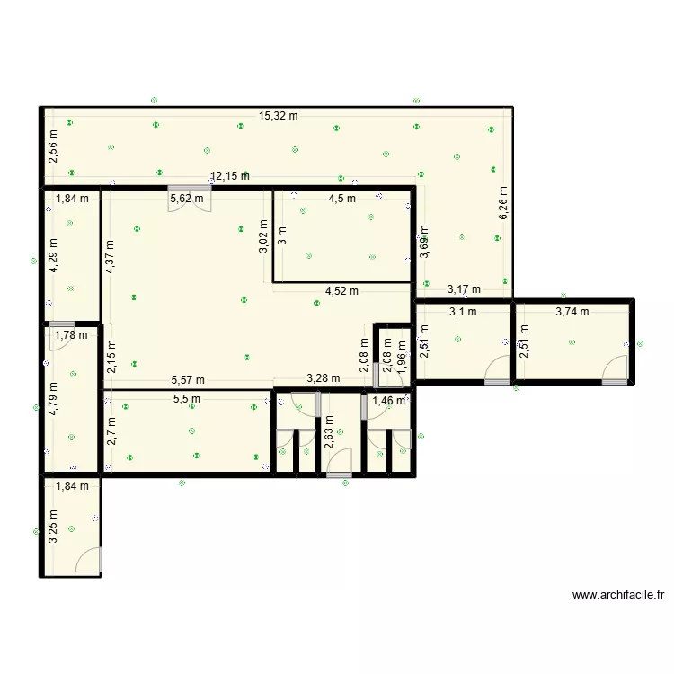 BAR ET DISCOTEC lampe PRISE. Plan de 