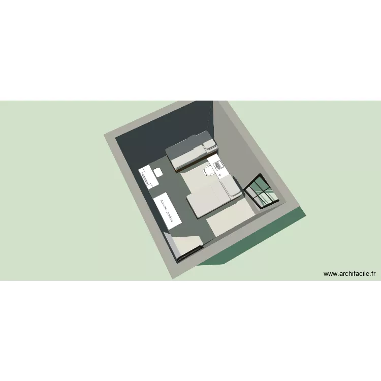 aaaa. Plan de 1 Pièce et 12 m² aaaa. Plan de 1 Pièce et 12 m²
