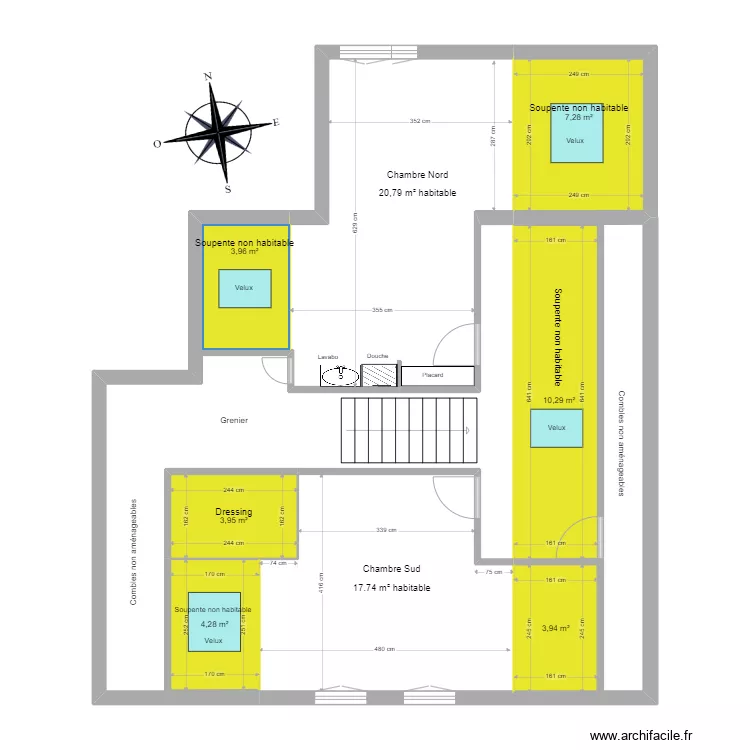 Kientzville Etage 1. Plan de 
