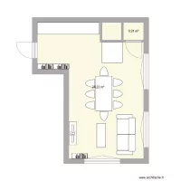 CUISINE/SALON/SALLE A MANGER Option 2