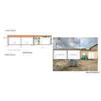 V4 PLAN DE FACADE OUEST - avec PHOTO