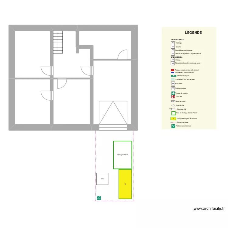 AF042201 maison n°23 sous-sol. Plan de 6 et 75 m² AF042201 maison n°23 sous-sol. Plan de 6 et 75 m²