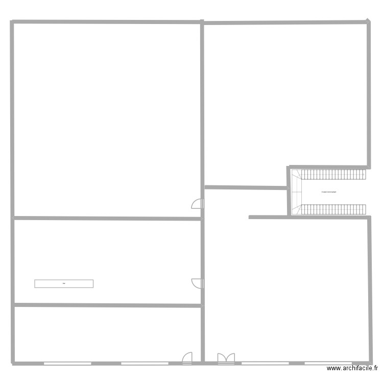 1 etage Auber. Plan de 0 pièce et 0 m2