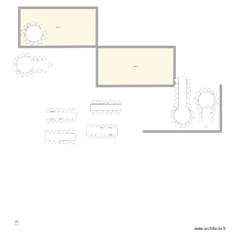 mariage. Plan de 0 pièce et 0 m2