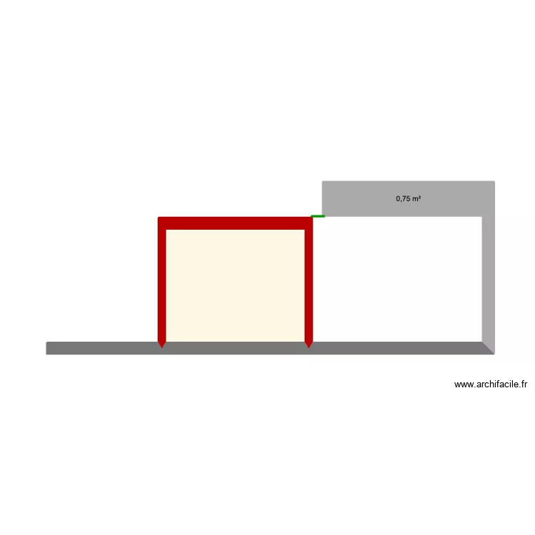 Hiddessen v2. Plan de 2  et 8 m²