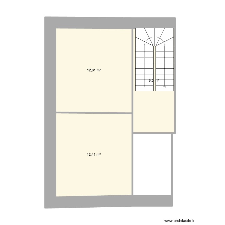 Etel+1. Plan de 3 pièces et 34 m2