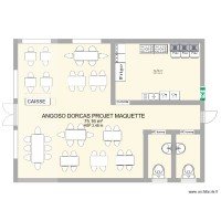 PLAN DE CONSTRUCTION RESTAURANT TOUT VA BIEN ANGOSO DORCAS