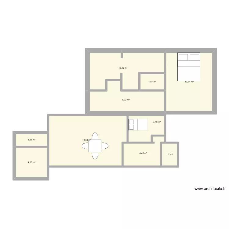 KKKKKK. Plan de 10 et 69 m² KKKKKK. Plan de 10 et 69 m²