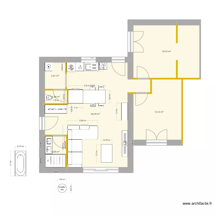 plan maison 4. Plan de 