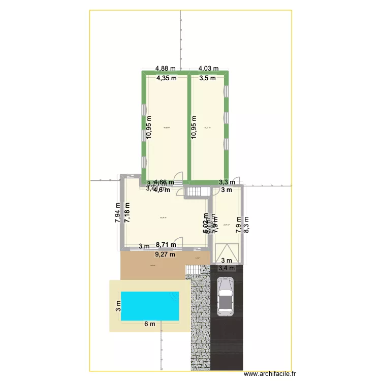 part 4. Plan de 4 Pièces et 163 m²