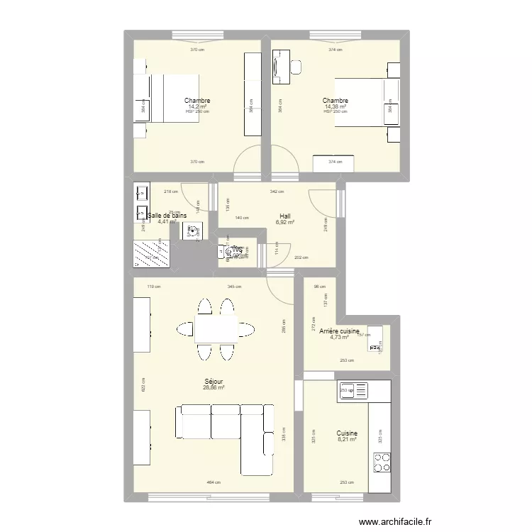 Coquelet 24. Plan de 