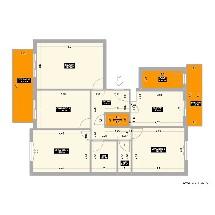 appart_cgr. Plan de 0 pièce et 0 m2 appart_cgr. Plan de 0 pièce et 0 m2