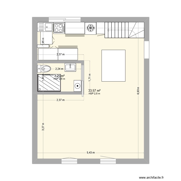 PROJET 2. Plan de 0 pièce et 0 m2 PROJET 2. Plan de 0 pièce et 0 m2