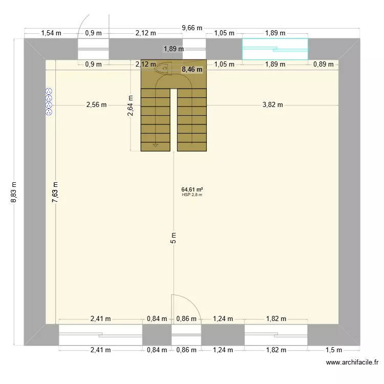 maison. Plan de maison. Plan de