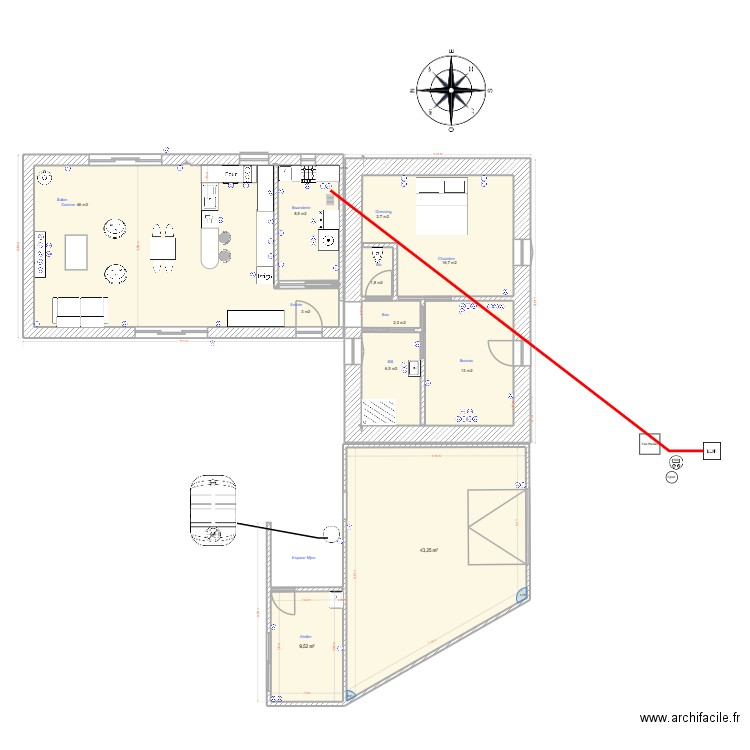 Nancette_5_Elec. Plan de 9 pièces et 311 m2