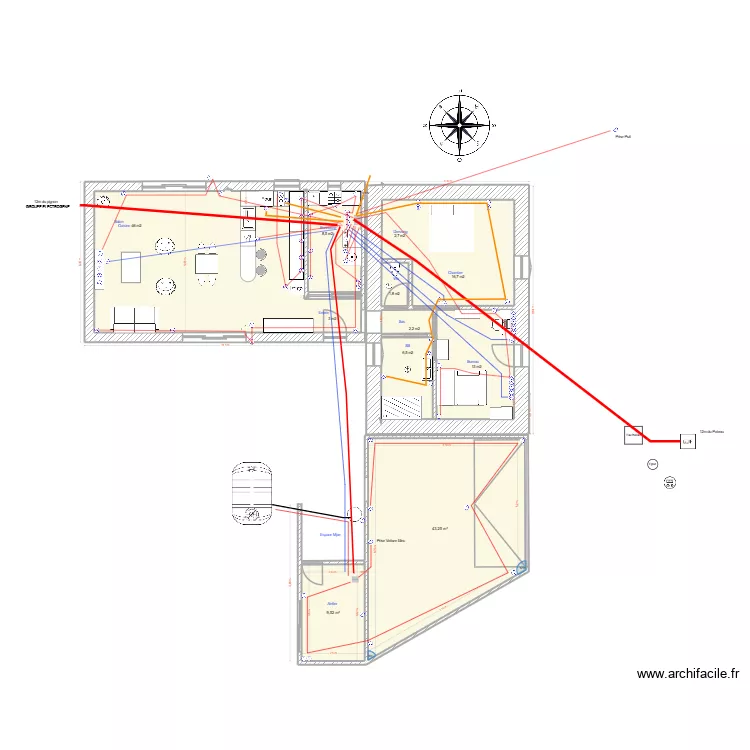 Nancette_5_Elec. Plan de 9 pièces et 311 m² Nancette_5_Elec. Plan de 9 pièces et 311 m²