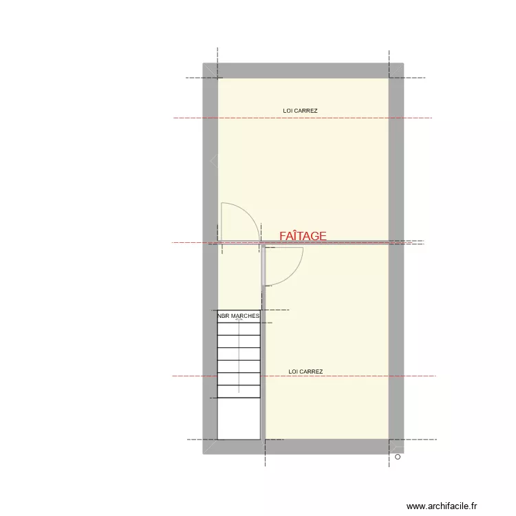 PLAN BRUT ETAGE 1. Plan de 