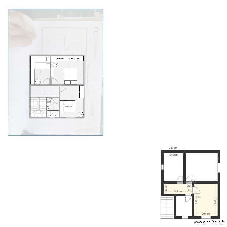 Plan 2D ML. Plan de 0 pièce et 0 m2