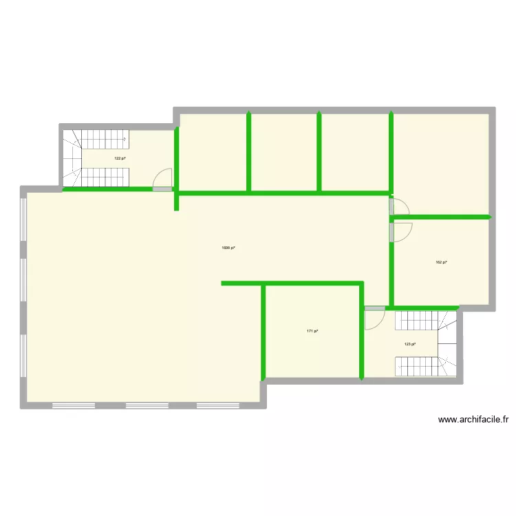 225 Seigneuriale 2e &eacute;tage 2. Plan de 