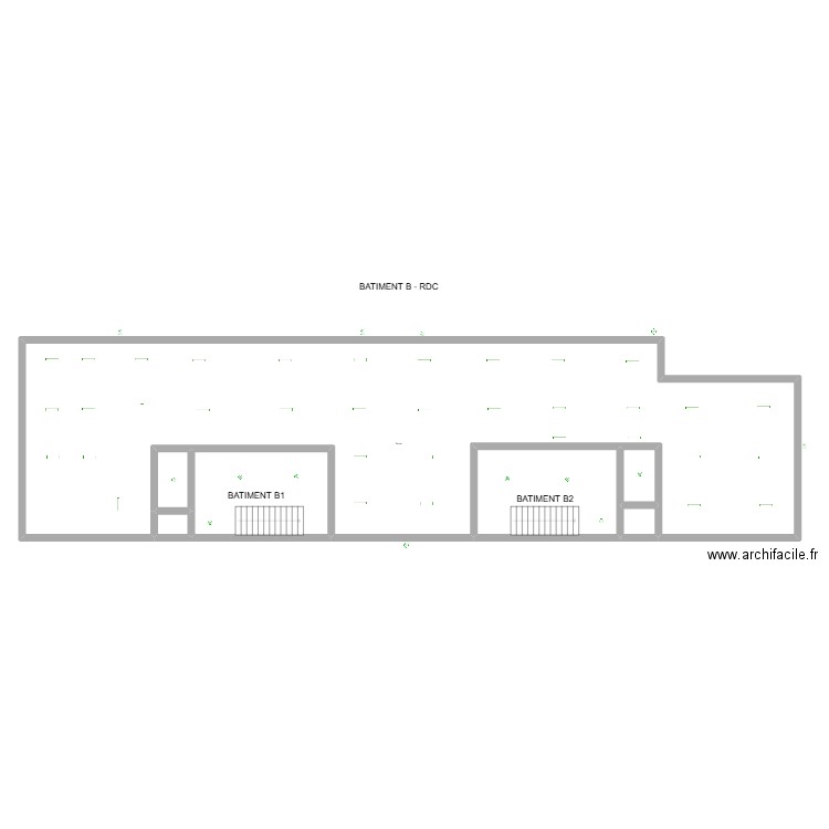 TOURMALINES BAT A. Plan de 17 pièces et 1028 m2