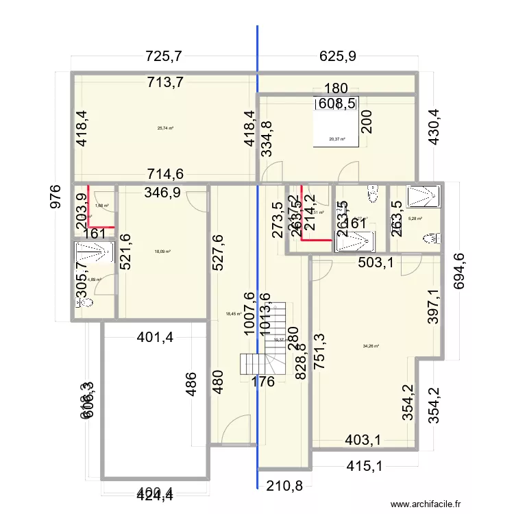 PLAM DE MAS escaliell. Plan de 