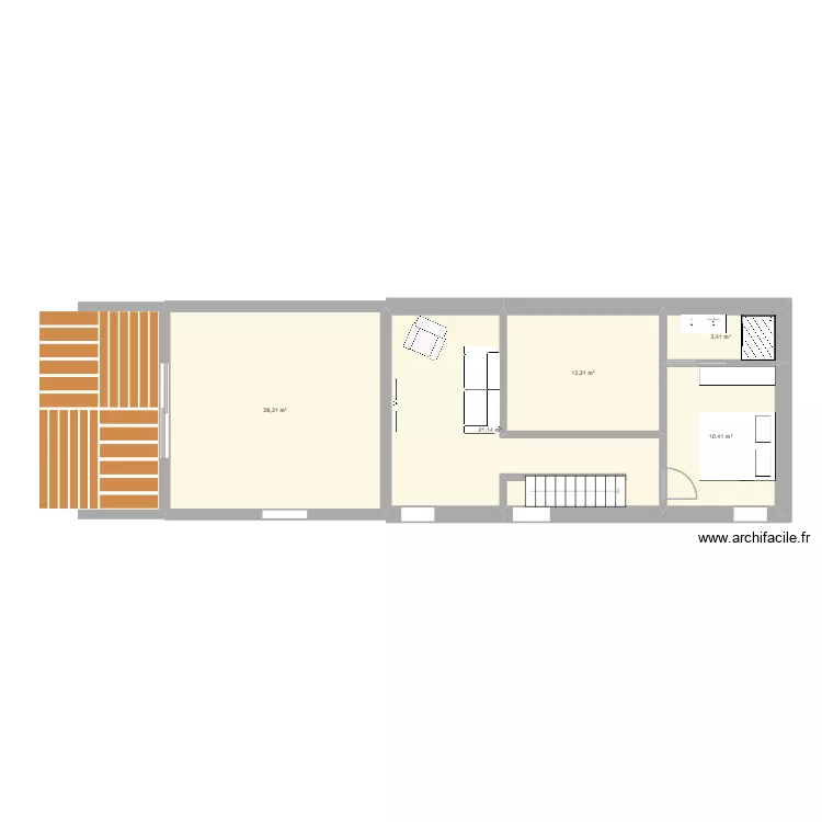Grange Etage 1. Plan de 