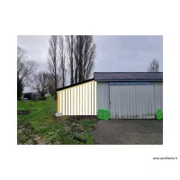 Appentis vu de cot&eacute; fa&ccedil;ade avant 1