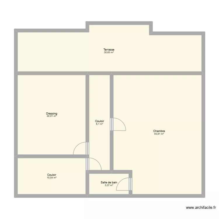 hamed berrak. Plan de 6  et 115 m²
