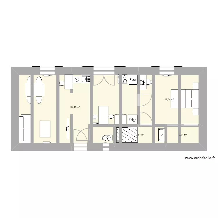 maison. Plan de 