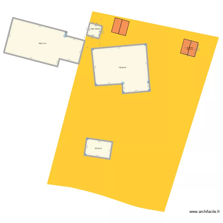 ABRI JARDIN. Plan de 