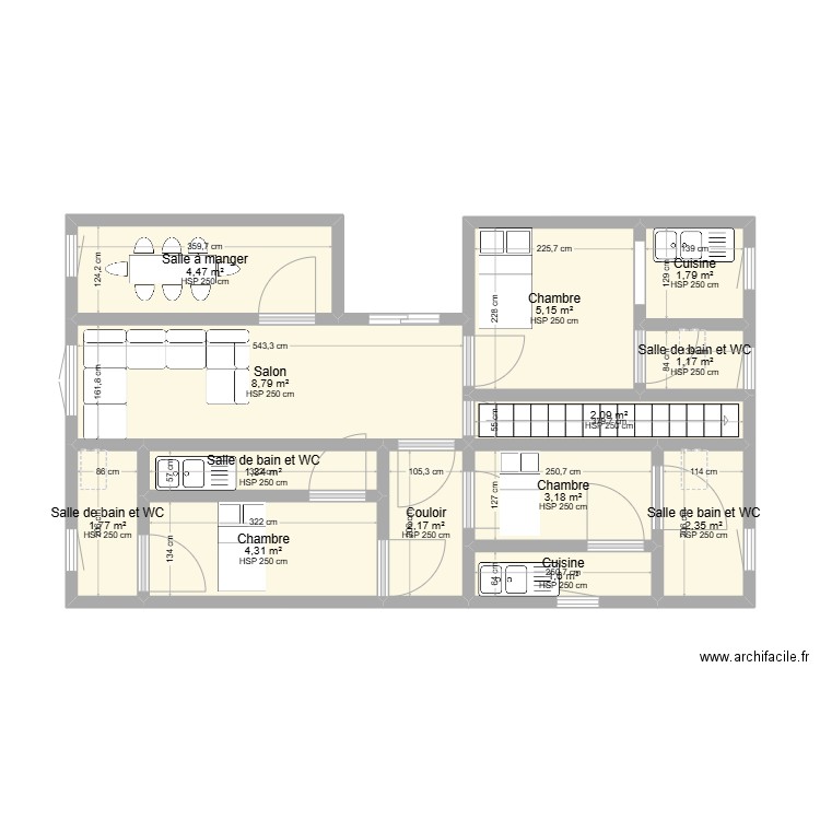 plan de la maison de oncle. Plan de 0 pièce et 0 m2
