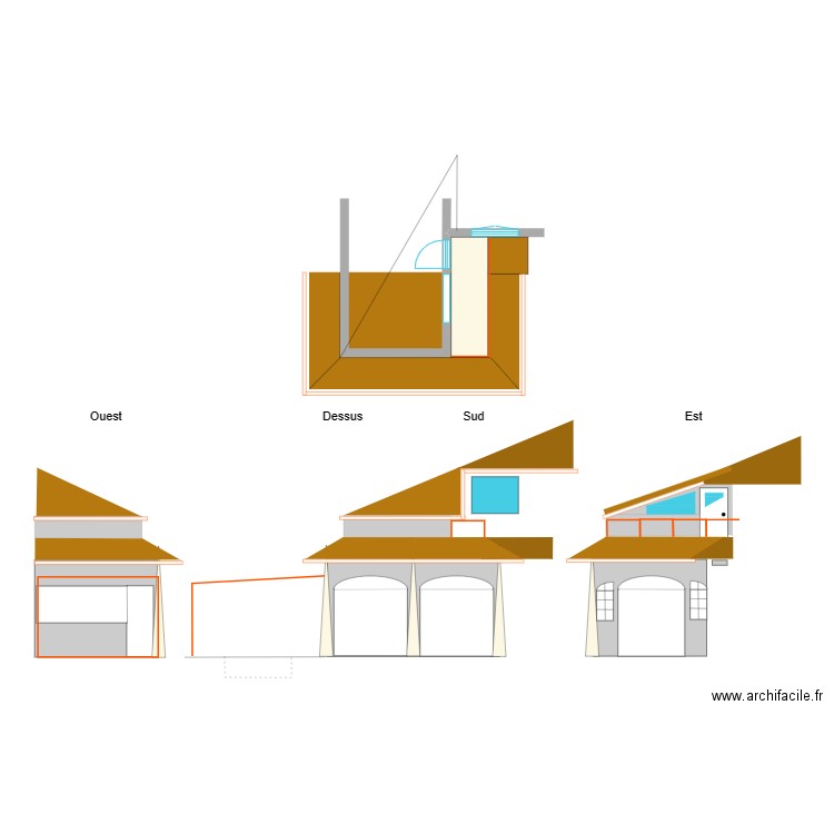 Terrasse. Plan de 0 pièce et 0 m2