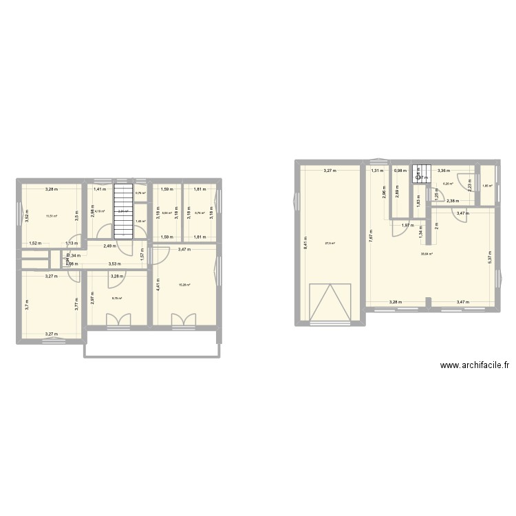 carpentras. Plan de 19 pièces et 156 m2