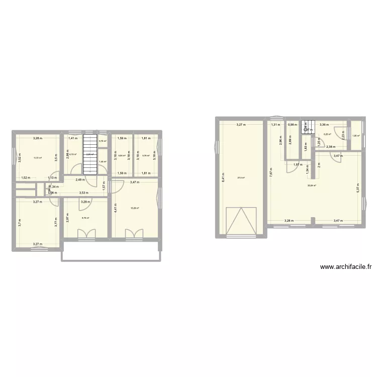 carpentras. Plan de 19 pièces et 156 m²