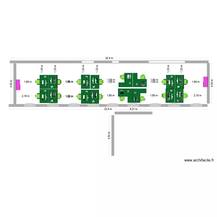 TH Beauvais. Plan de 